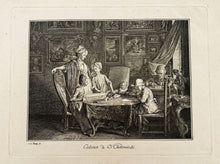 Charger l&#39;image dans la galerie, Cabinet de D. Chodowiecki (L&#39;artiste et sa famille).  c.1771.
