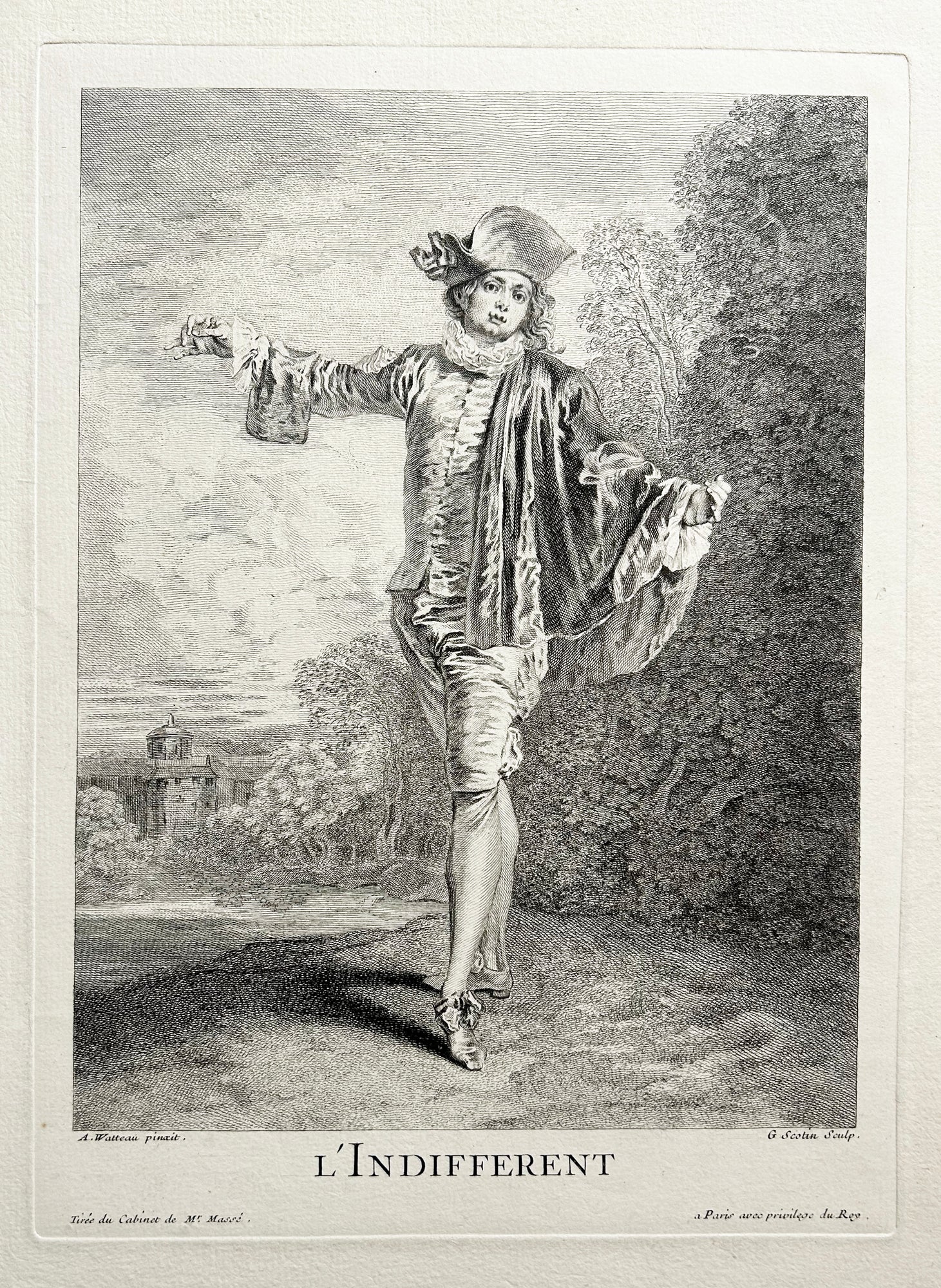 La finette & L'Indifférent.  1729.