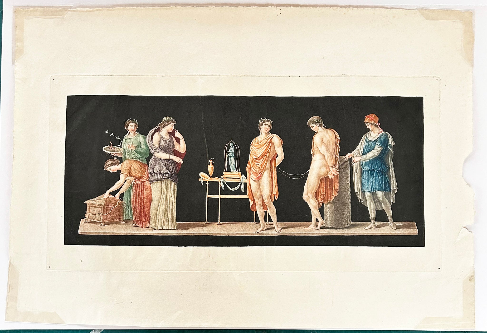 Oreste et Pylade conduits pour être sacrifiés. c.1820.