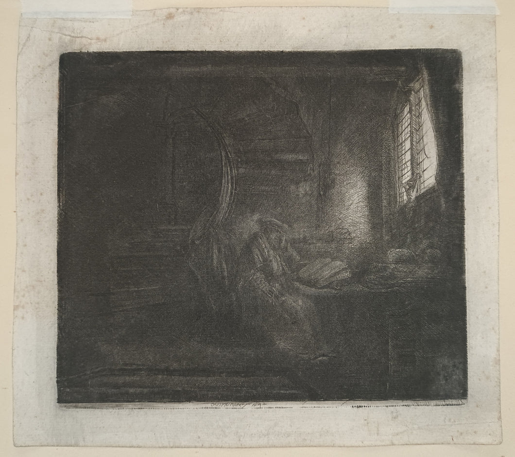 Saint Jérôme dans une chambre obscure,1642.