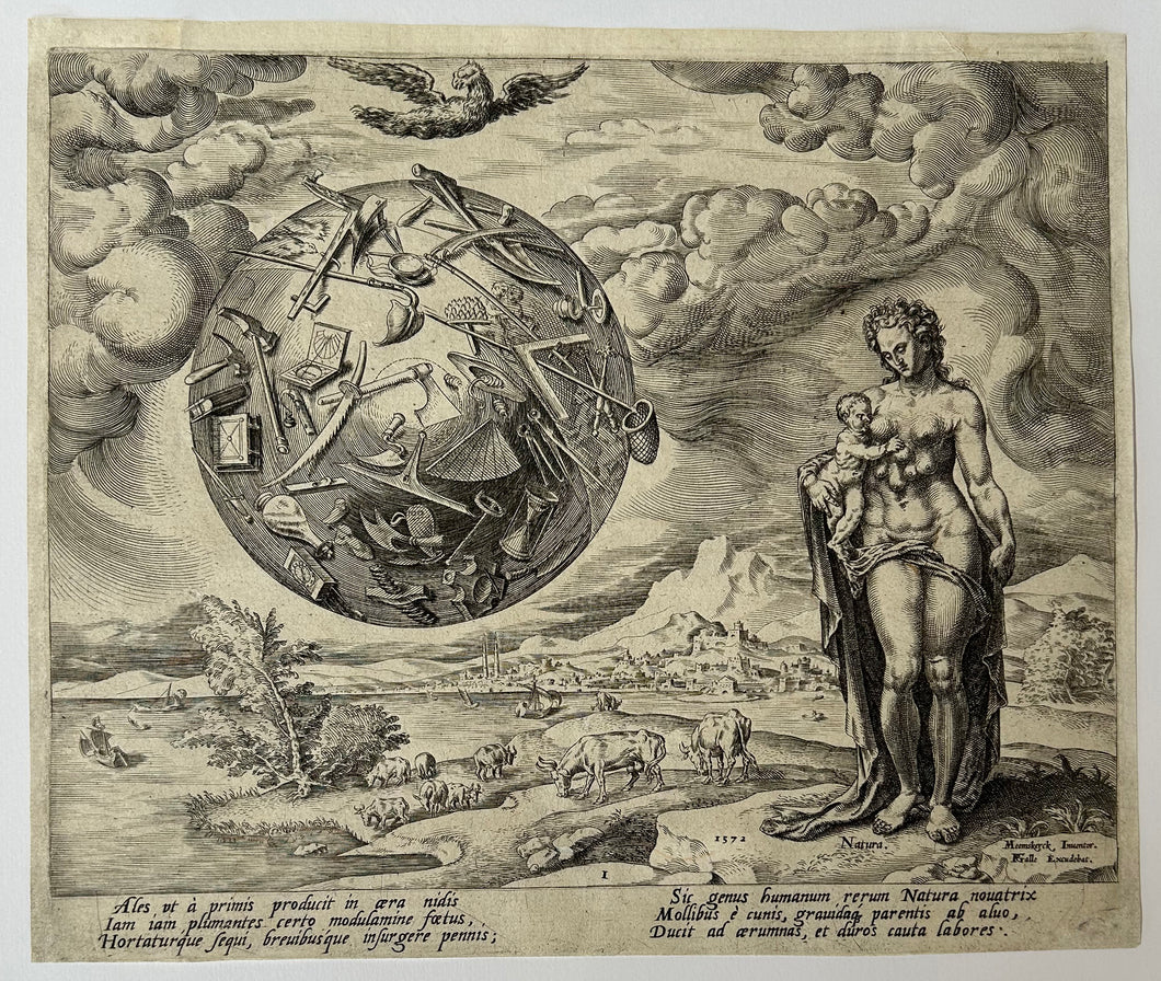 Natura (Homme né pour travailler).  1572.