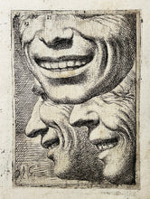 Charger l'image dans la galerie, GARCIA HIDALGO - Visage. Trois études de profil (Cara. Tres estudios de perfiles). 1693. Eau-forte originale. 
