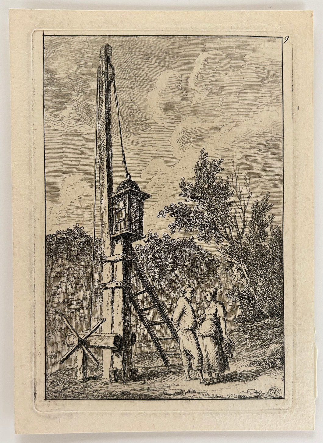 Le Poteau.  1764.