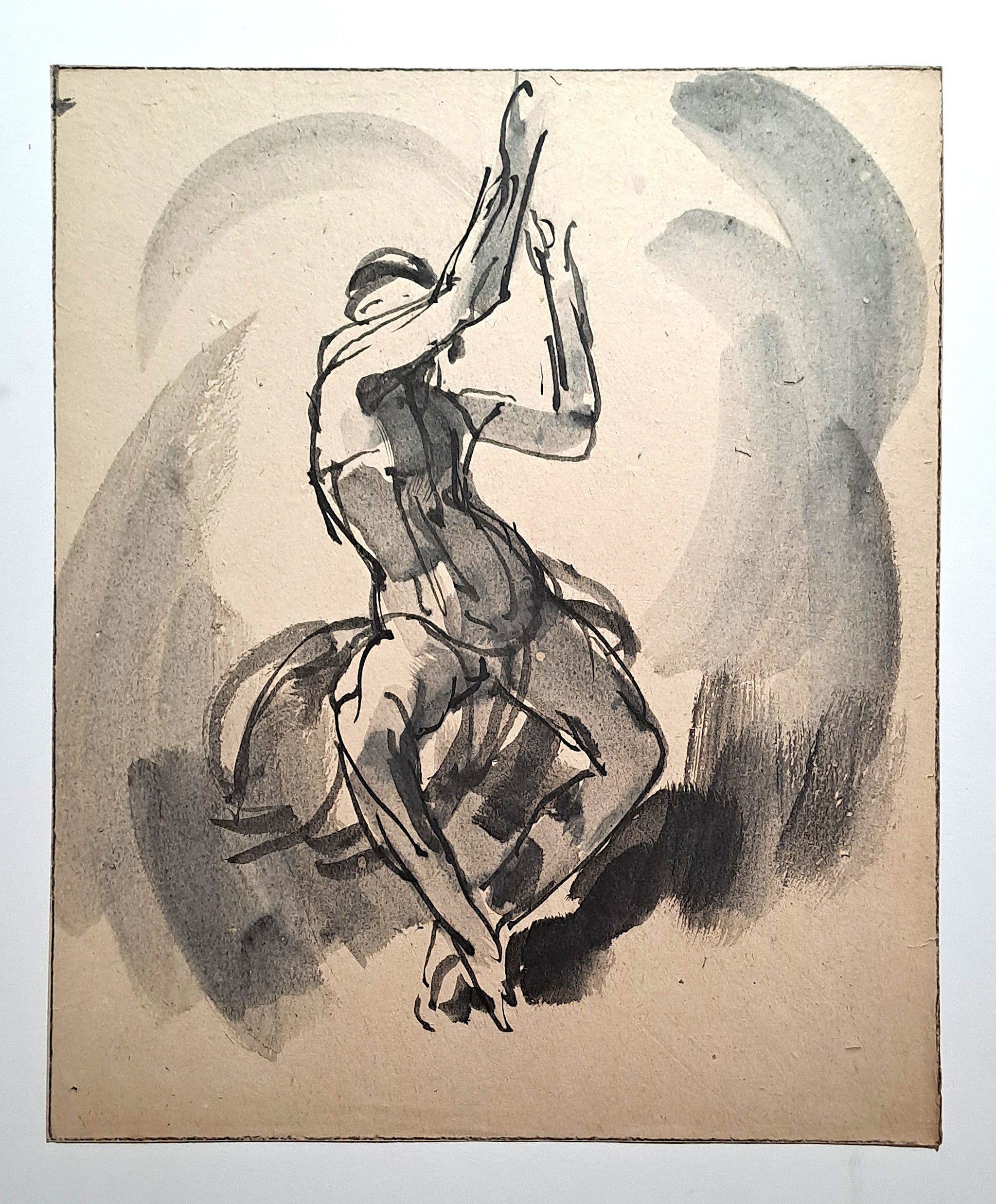 Jules CHADEL [Nu féminin]. Dessin original. 