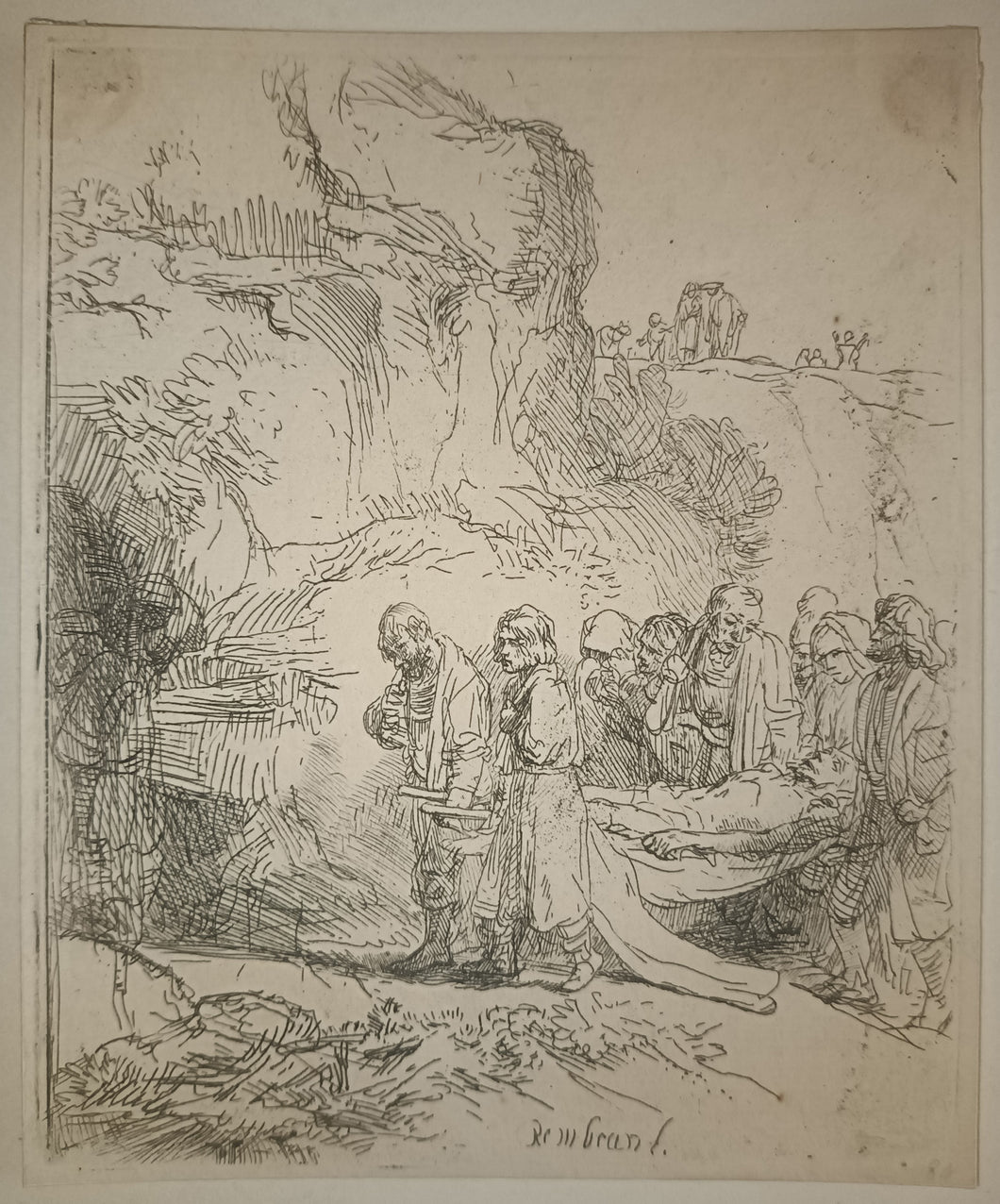 Jésus porté au tombeau. Vers 1645.