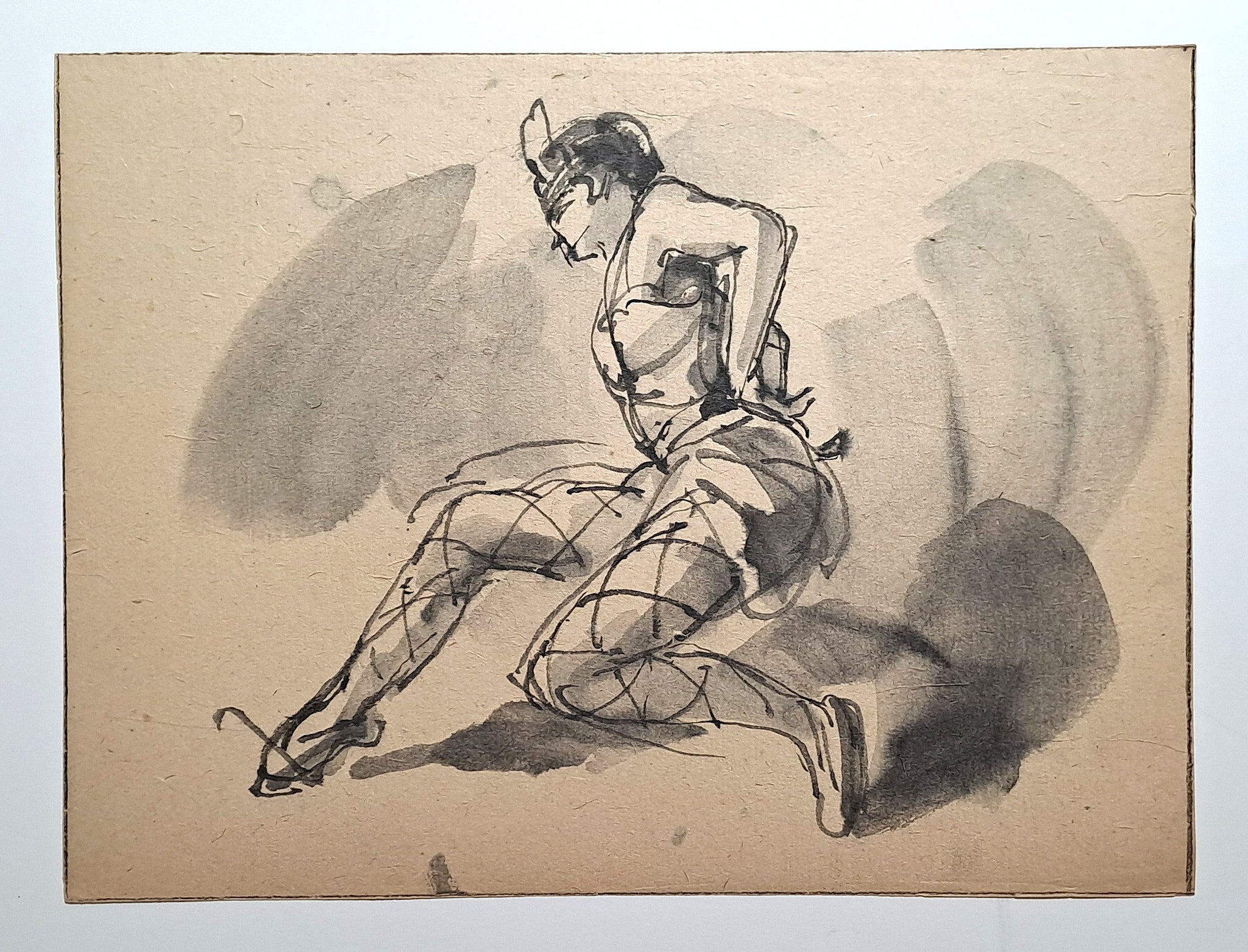 Jules CHADEL [Danseuse]. Dessin original. 