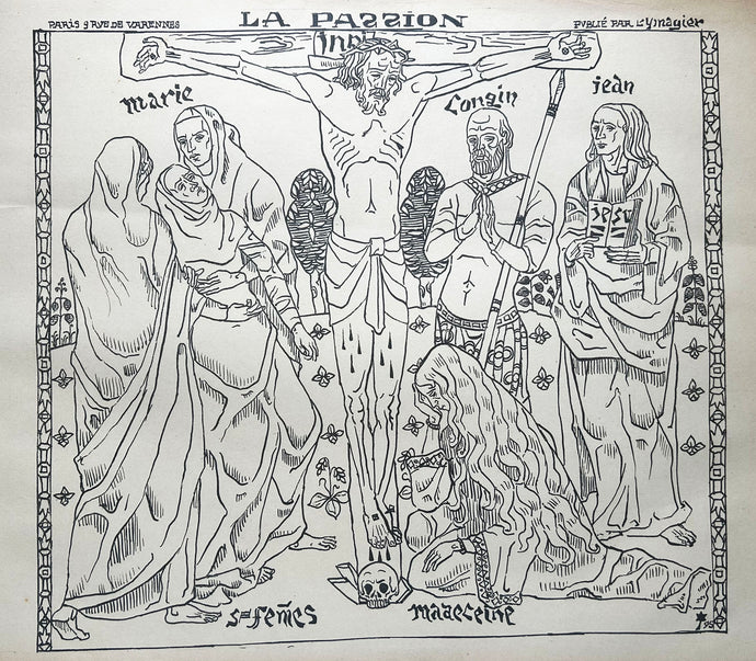 Emile BERNARD - La Passion.  1894-1897. Lithographie originale. 