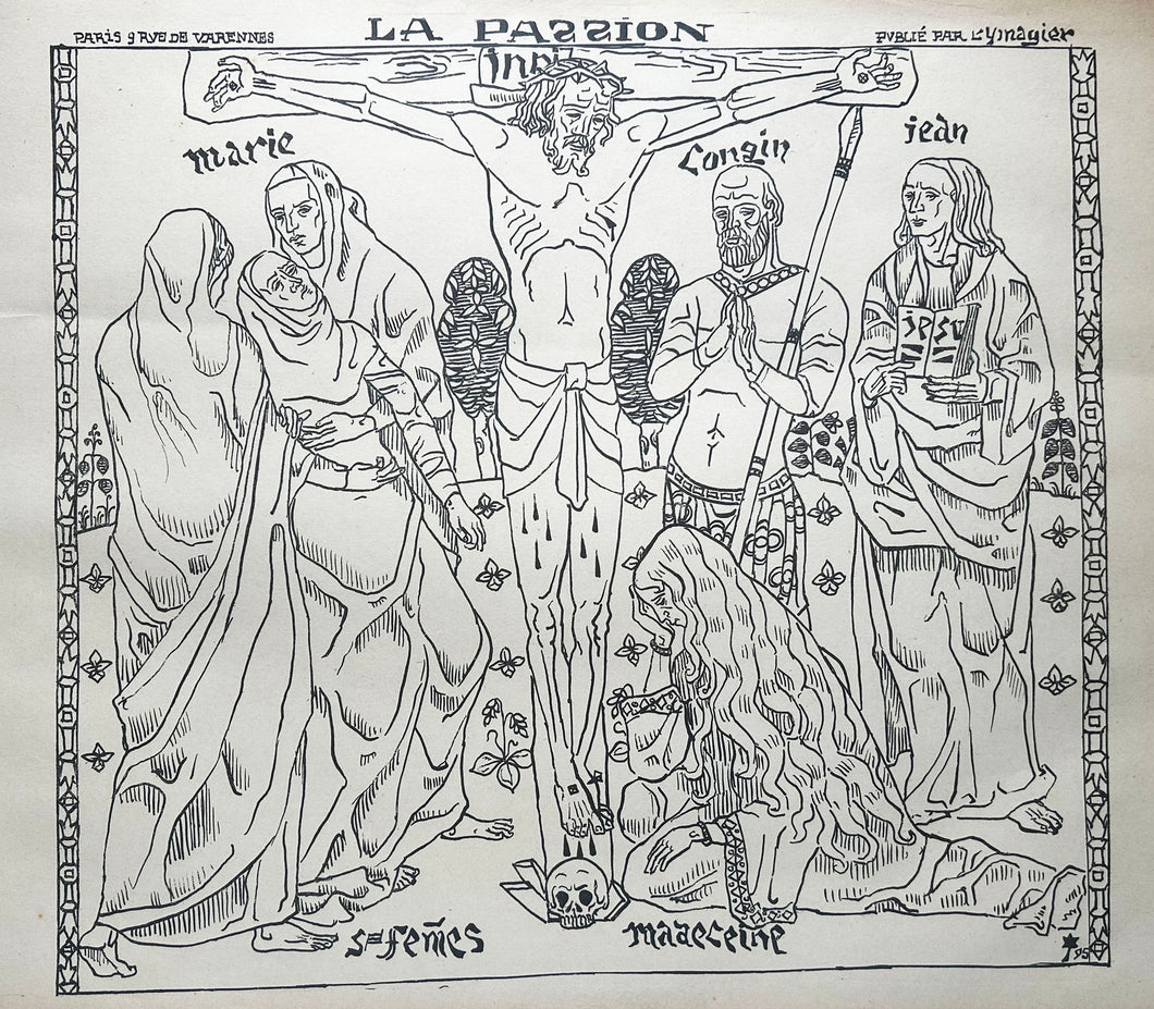 Emile BERNARD - La Passion.  1894-1897. Lithographie originale. 