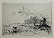 Charger l&#39;image dans la galerie, Canal de Hollande, près de Rotterdam (Hiver).  1875.
