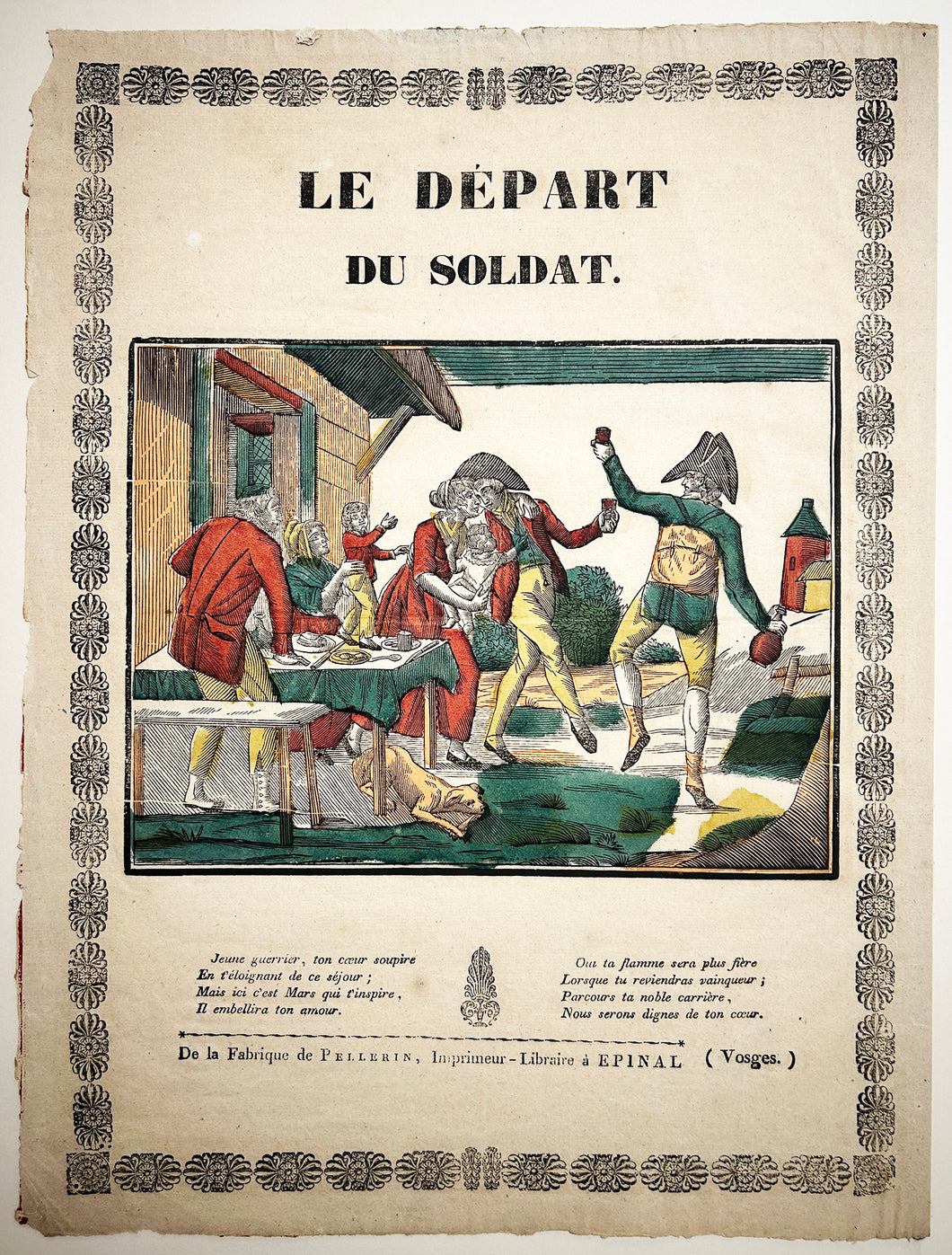 Le départ du soldat.