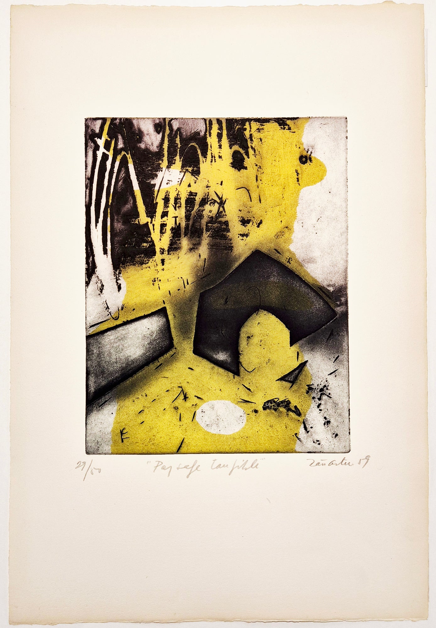 Paysage tangible. 1959.