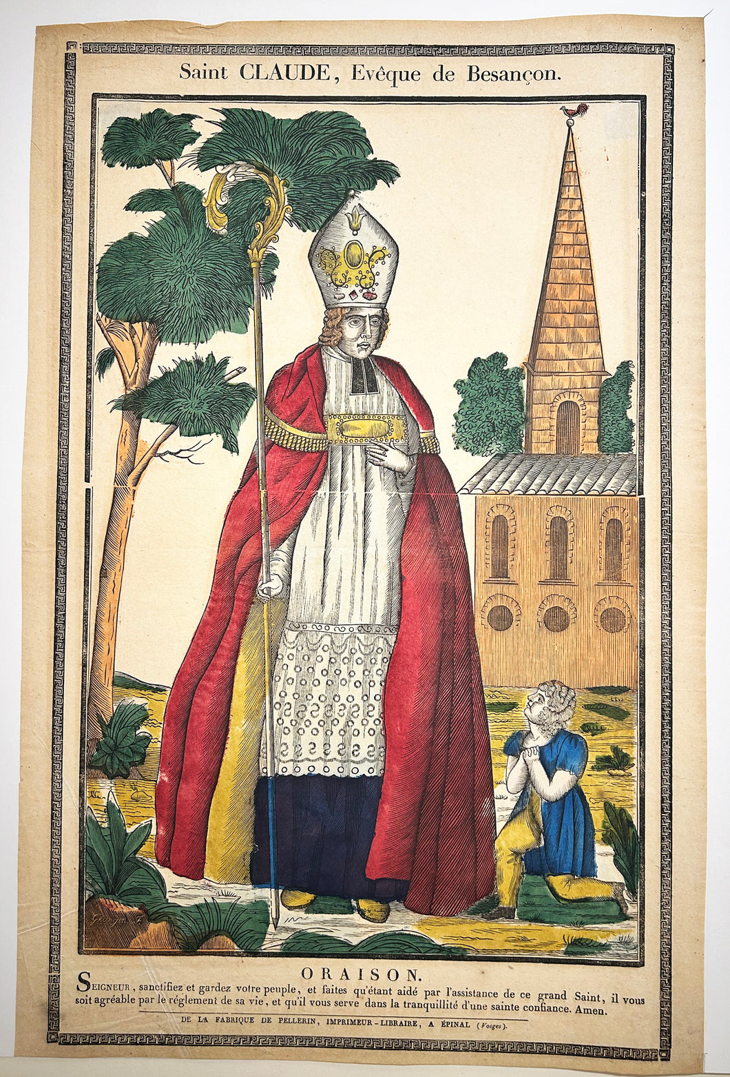 Saint Claude, Evêque de Besançon. Patron des tanneurs et selliers.