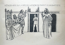 Charger l&#39;image dans la galerie, Emile BERNARD - Hérodiade ou la Décollation de Saint Jean-Baptiste. 1894-1897. Lithographie originale. 
