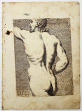 Charger l'image dans la galerie, Torse d'homme debout, présenté de dos (Torso, de hombre en pie, vuelto de espaldas).  1693.
