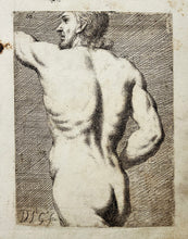 Charger l'image dans la galerie, GARCIA HIDALGO - Torse d'homme debout, présenté de dos (Torso, de hombre en pie, vuelto de espaldas).  1693. Eau-forte originale. 
