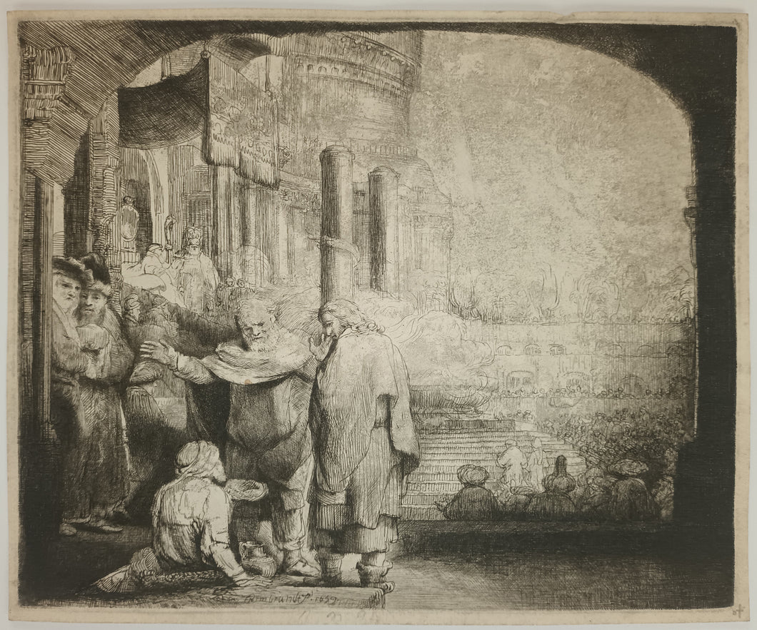 Pierre et Jean à la porte du Temple, 1659
