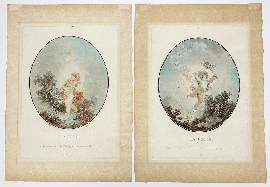 La Folie & L'Amour. 1777.
