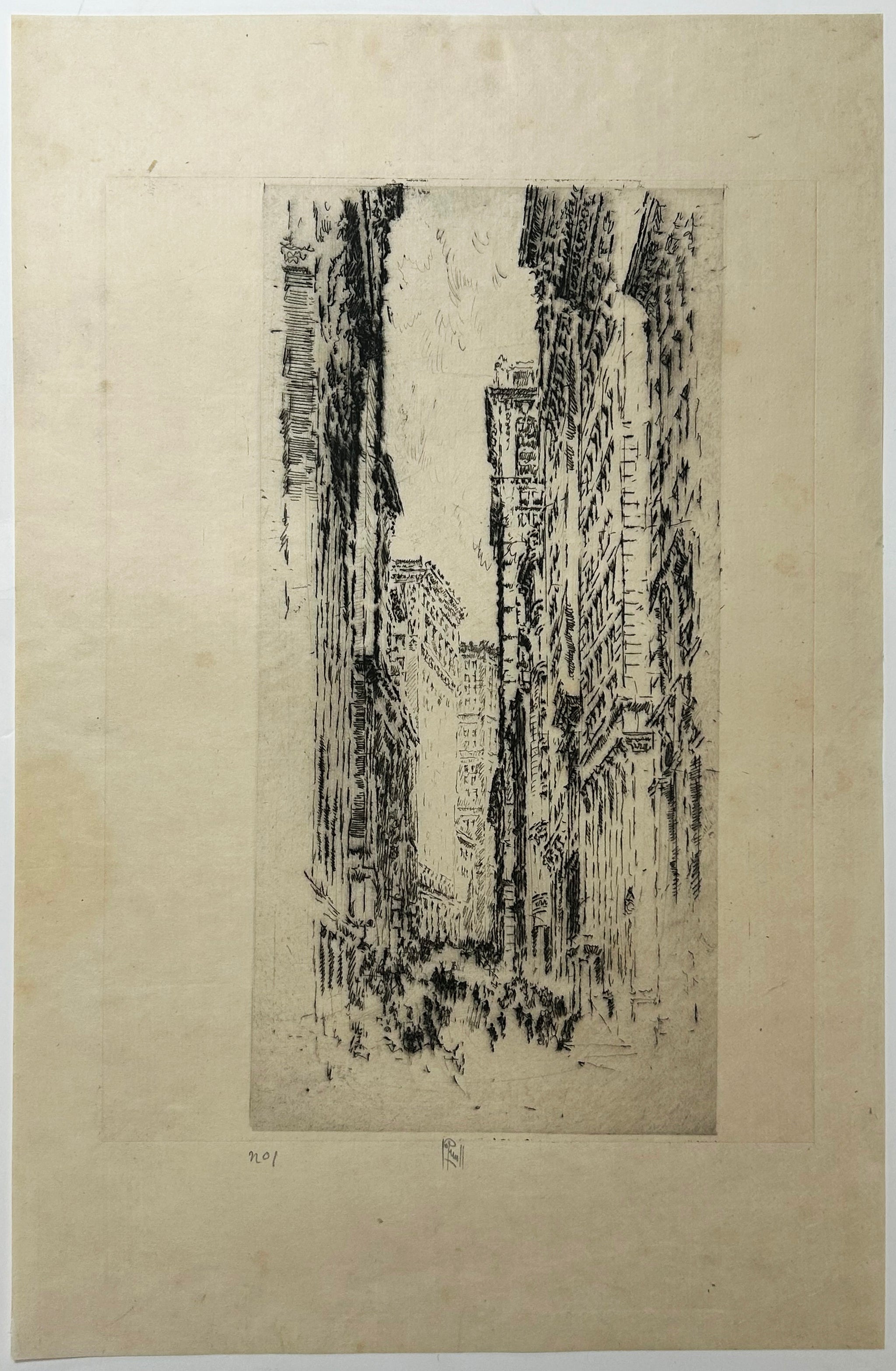 [William Street, New York].