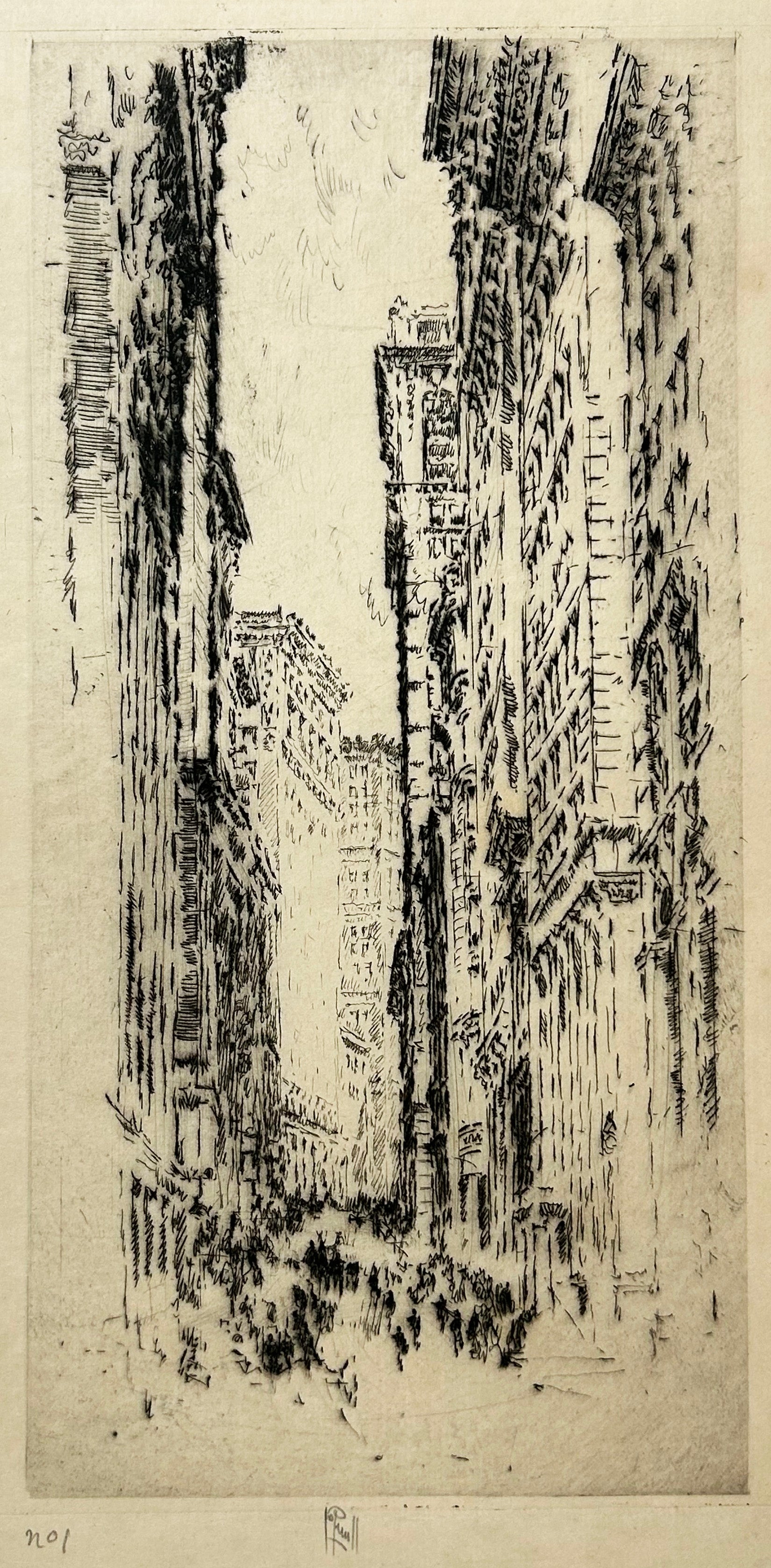 [William Street, New York].