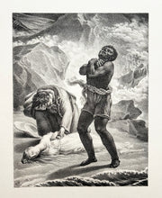 Charger l&#39;image dans la galerie, La mort de Virginie.  19ème. Lithographie par un anonyme du 19ème. 
