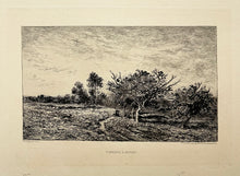 Charger l'image dans la galerie, Charles François DAUBIGNY - Pommiers à Auvers.  1878. Eau-forte originale. 
