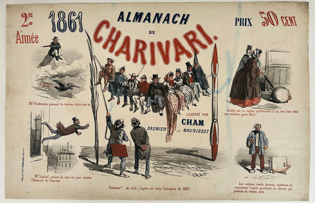 Almanach du Charivari, 2ème année.  1861.