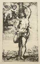 Charger l&#39;image dans la galerie, Le Martyre de Saint Sébastien, un Ange le couronnant.
