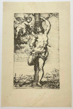 Charger l&#39;image dans la galerie, Le Martyre de Saint Sébastien, un Ange le couronnant.
