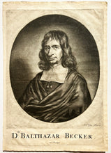 Charger l&#39;image dans la galerie, Jakob GOLE Portrait de D. Balthazar Becker. Gravure.
