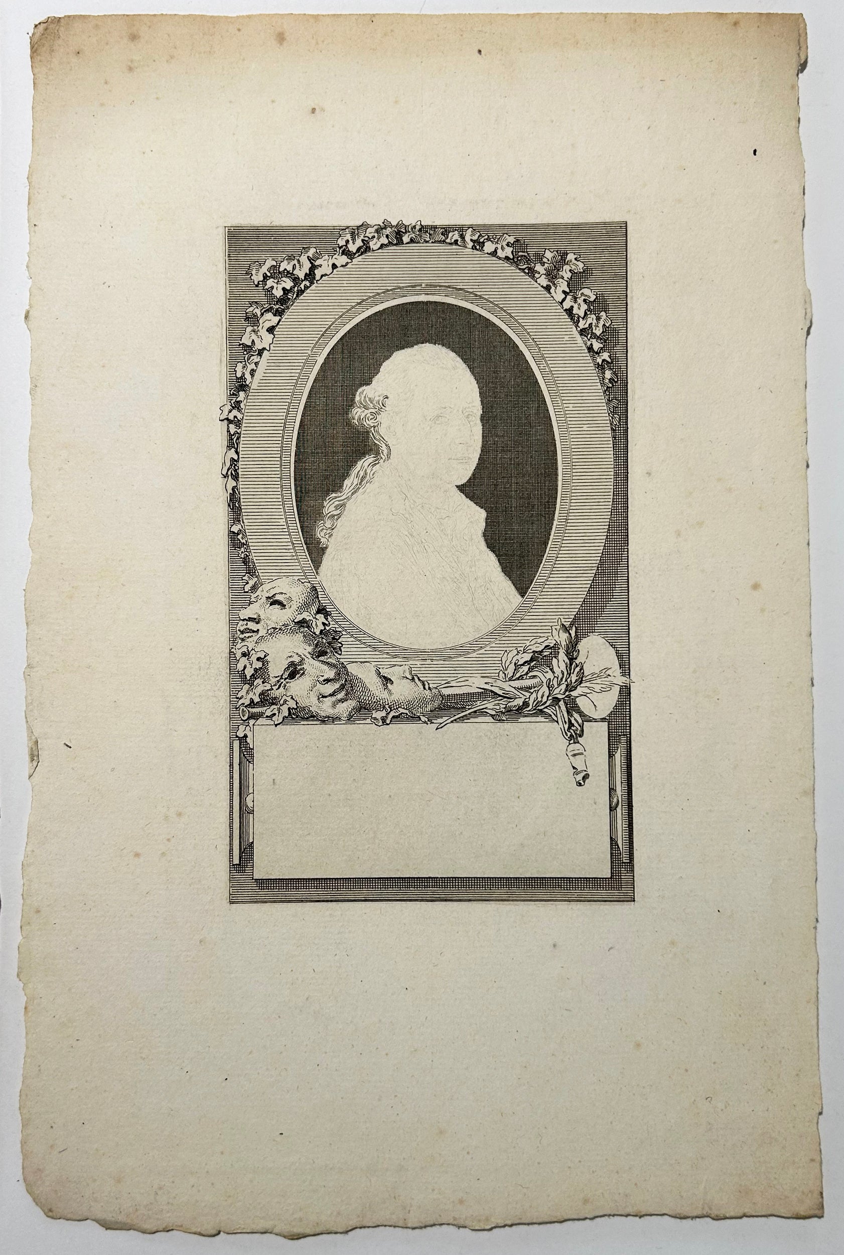 Portrait de Charles Palissot, auteur dramatique lorrain (1730 † 1814). 1777.