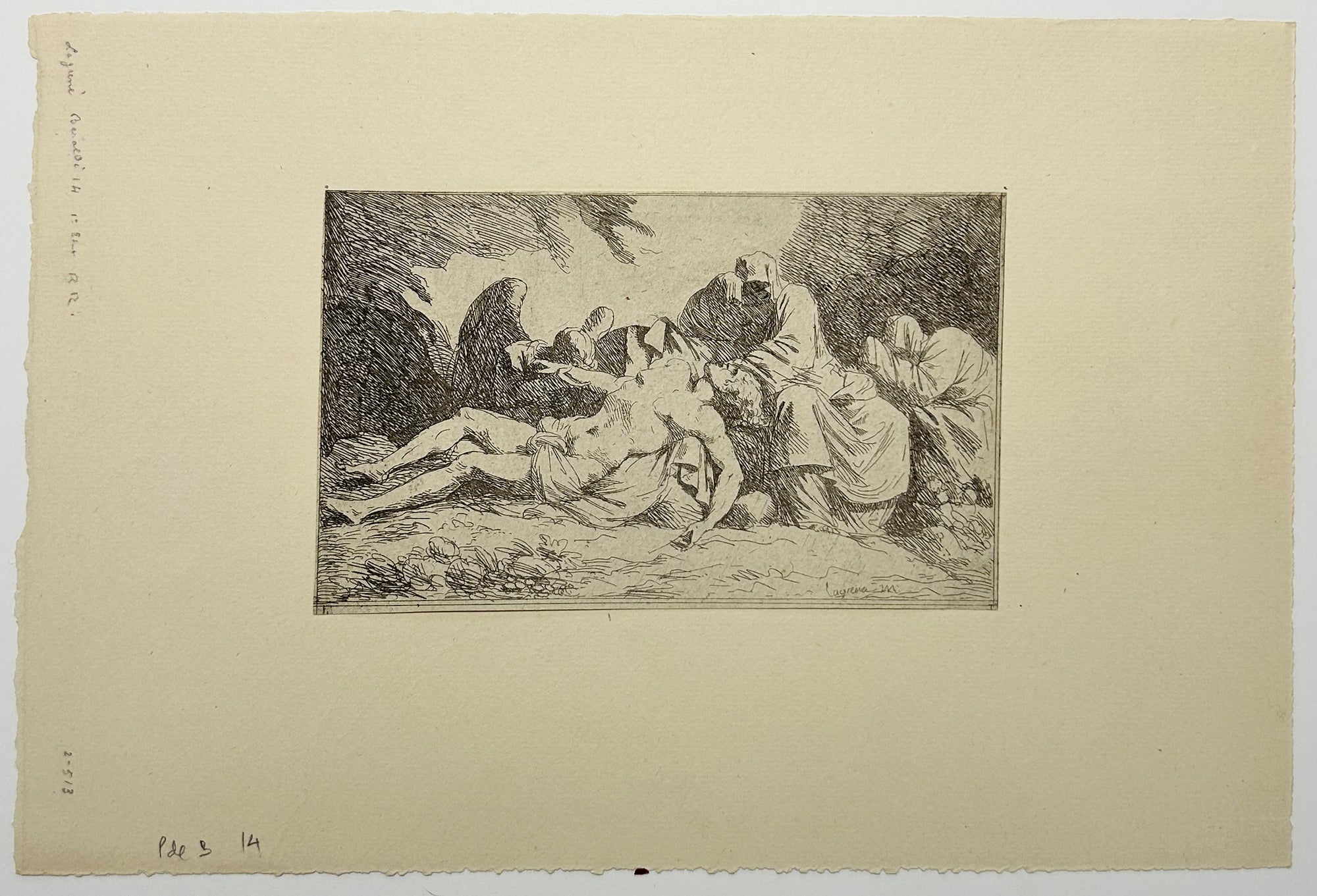 Le Christ au tombeau.  1762-1763.