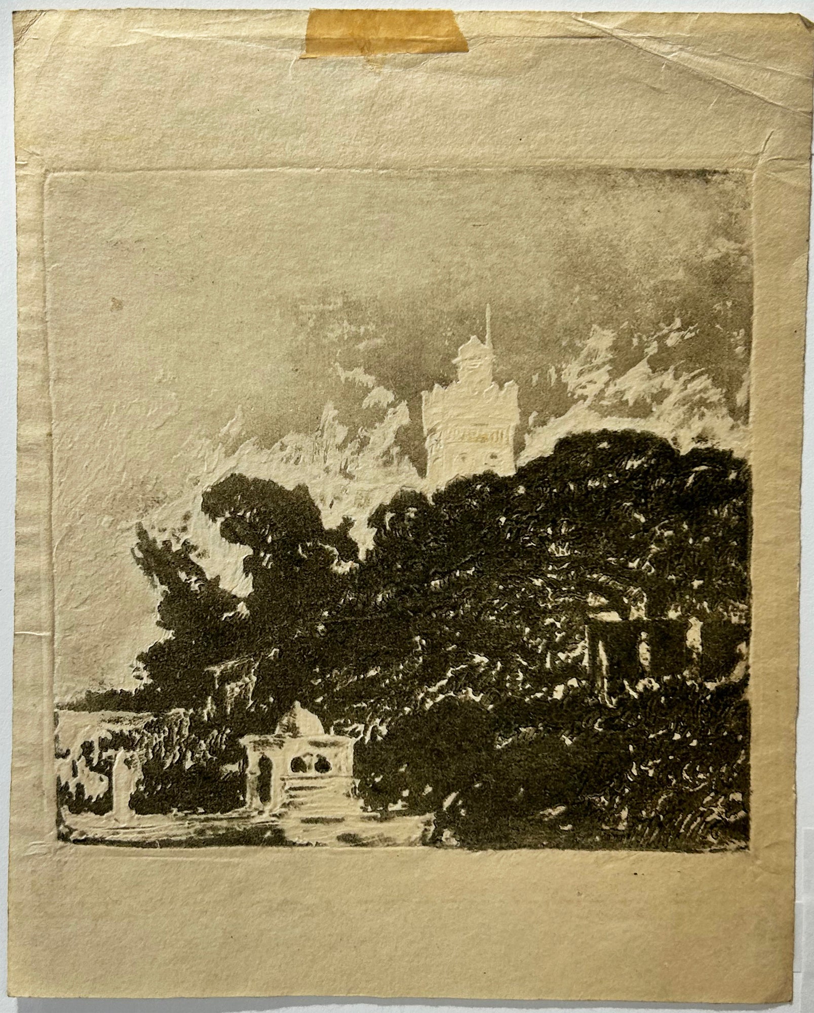 Mosquée de Sidi Abder Rahman à Alger.  1895.
