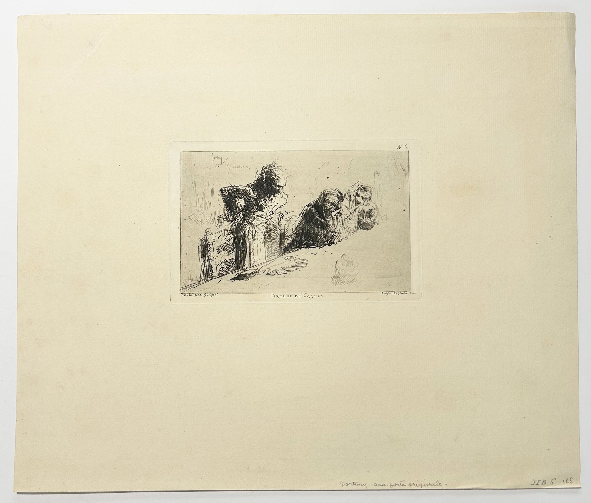 Tireuse de cartes. 1867.