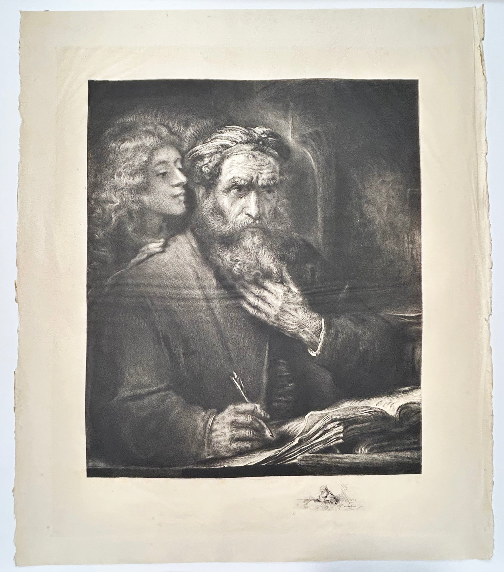Saint Matthieu et l'Ange.  1911.