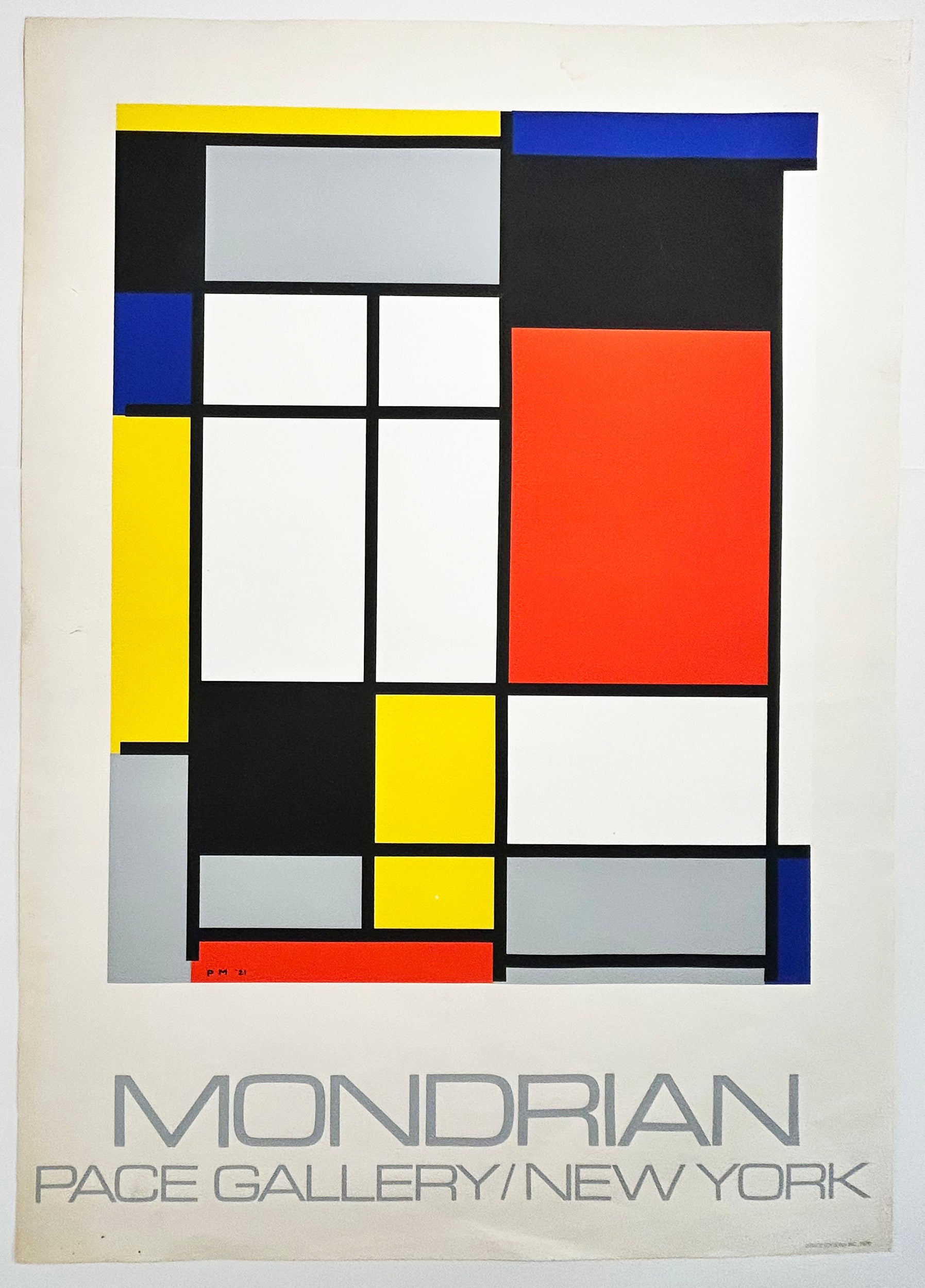 Piet MONDRIAN - Affiche pour l'Exposition 