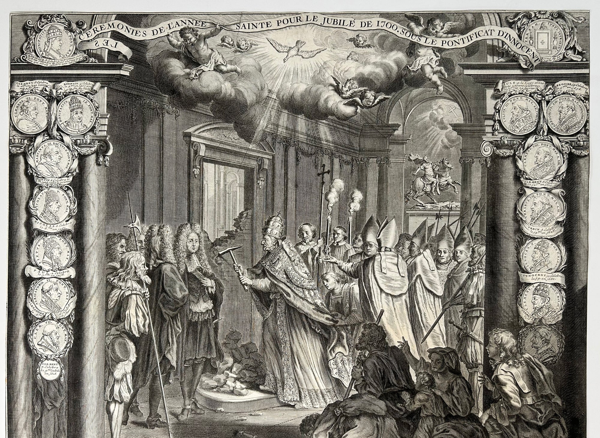 Cérémonies de l'année Sainte pour le Jubilé de 1700 sous le Pontificat d'Innocent XII. 1700.