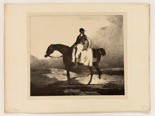 Charger l'image dans la galerie, Cheval anglais monté par un jockey.
