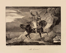 Charger l'image dans la galerie, Théodore GERICAULT - Le Giaour. 1820. Lithographie originale. 
