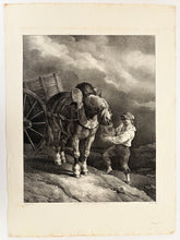 Charger l'image dans la galerie, Garçon donnant l'avoine à un cheval dételé. 1822.
