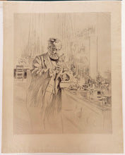 Charger l'image dans la galerie, Pasteur dans son laboratoire. 1885.
