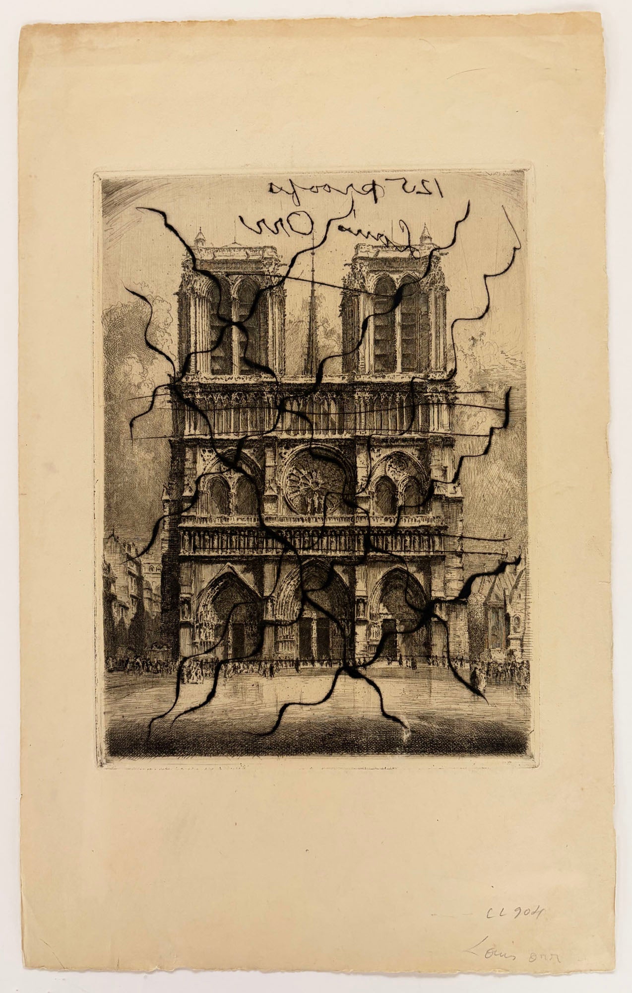 Notre-Dame de Paris.  c.1920.