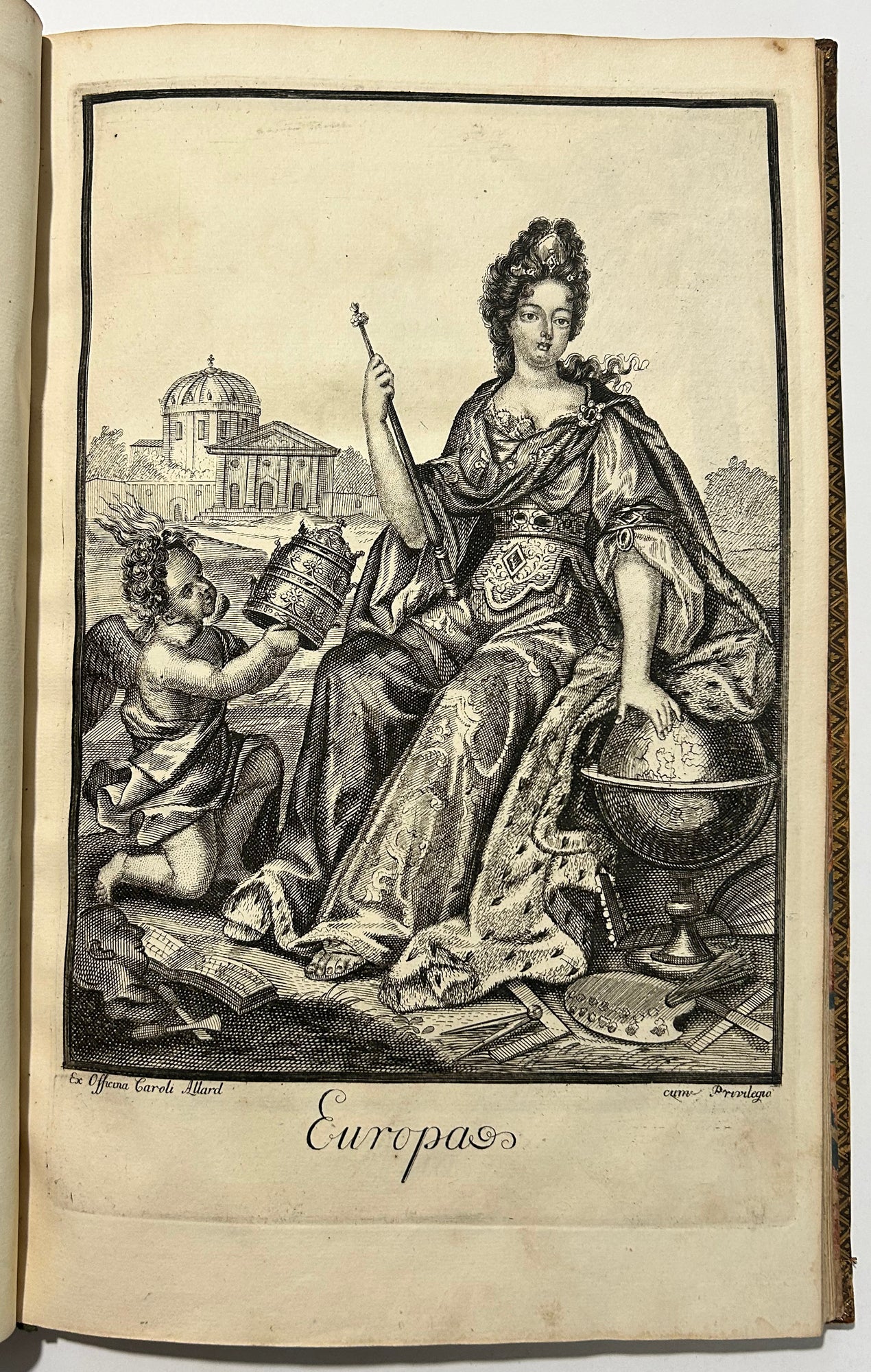 Portraits des Princes & Princesses de ce tems & Le Monde représenté en ses parties, élémens, saisons, métiers, masquerades et balet d'Amour par Charles & Abraham ALLARD.
