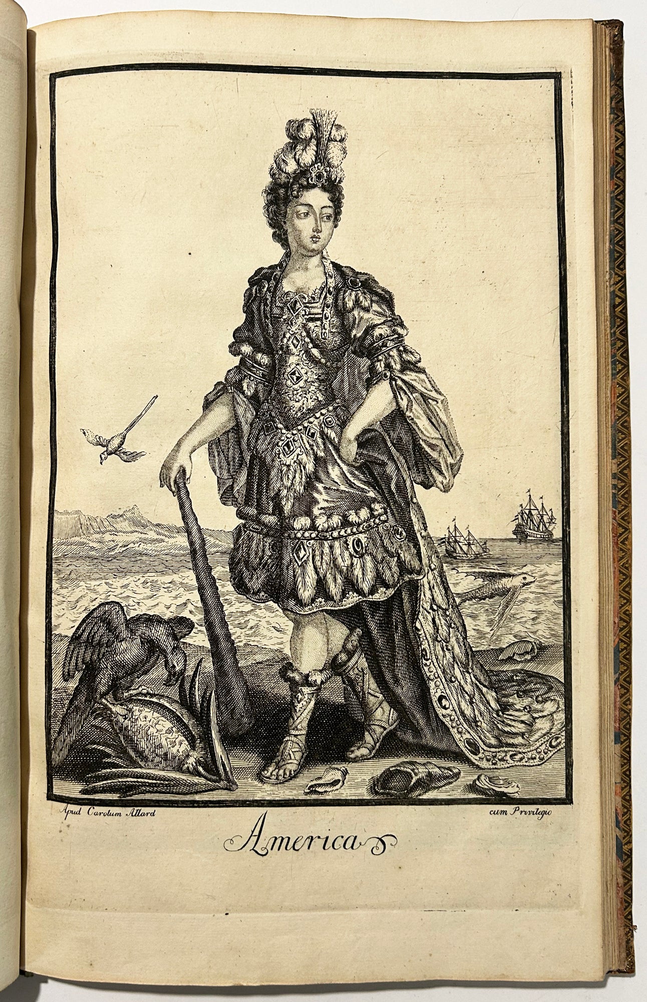 Portraits des Princes & Princesses de ce tems & Le Monde représenté en ses parties, élémens, saisons, métiers, masquerades et balet d'Amour par Charles & Abraham ALLARD.