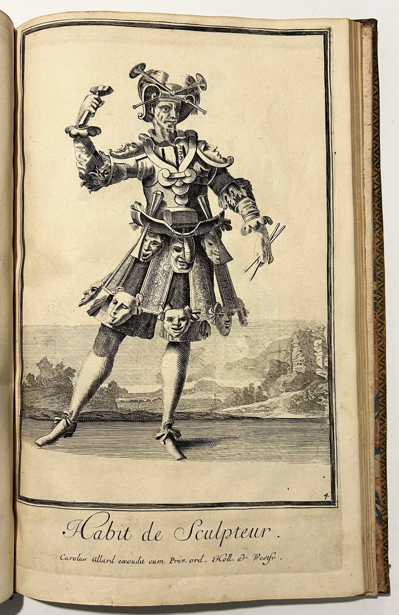 Portraits des Princes & Princesses de ce tems & Le Monde représenté en ses parties, élémens, saisons, métiers, masquerades et balet d'Amour par Charles & Abraham ALLARD.