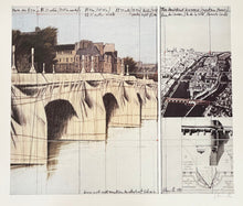 Charger l'image dans la galerie, CHRISTO - The Pont-Neuf wrapped (Project for Paris). 1985. Lithographie offset en couleurs, d'après les photos d'Eeva-Inkeri.
