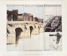 Charger l'image dans la galerie, The Pont-Neuf wrapped (Project for Paris). 1985.
