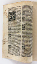 Charger l'image dans la galerie, [La visite médicale au chevet d'un malade atteint de la peste].  1495.
