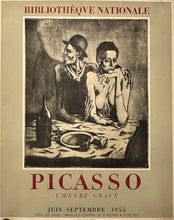 Charger l'image dans la galerie, Affiche d'exposition "Picasso l'œuvre gravé" à la bibliothèque nationale. 1955.
