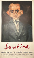 Charger l'image dans la galerie, Affiche d'exposition "Soutine" au musée de la pensée française. 1956.
