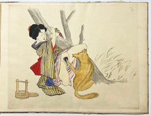 Charger l&#39;image dans la galerie, Suite de 12 gravures érotiques inspirées par l’art japonais des Shunga.
